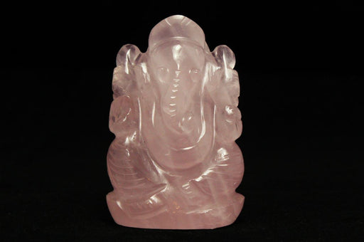 Rose Quartz Ganesha Idol for Love & Prosperity | Brahmatells - BrahmatellsStore