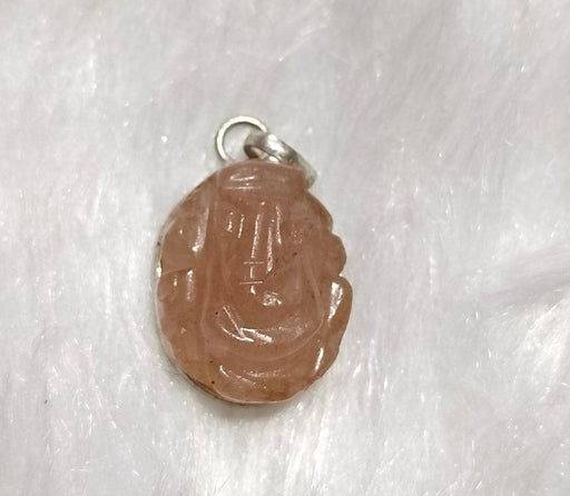 Rose Quartz Ganesha Love Pendant | Brahmatells - BrahmatellsStore