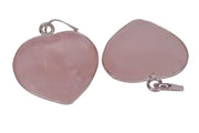 Rose Quartz Heart Pendant - BrahmatellsStore