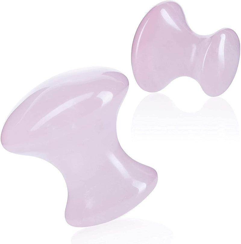 Rose Quartz Mushroom Gua Sha | Brahmatells - BrahmatellsStore