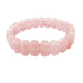Rose Quartz Oval Faceted Bracelet: Elegance & Serenity | Brahmatells - BrahmatellsStore