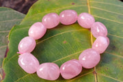 Rose Quartz Tumble Bracelet (Love Bracelet) - BrahmatellsStore