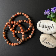 Rosophia Azeztulite Crystal Bracelet | Natural 8MM Rosophia Gemstone | Semi-Precious Stone | Stretch Beaded Bracelet | Crystal Gift - BrahmatellsStore