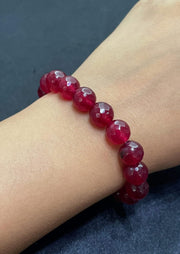 Ruby Jade Gemstone Bracelet | Style & Confidence - BrahmatellsStore