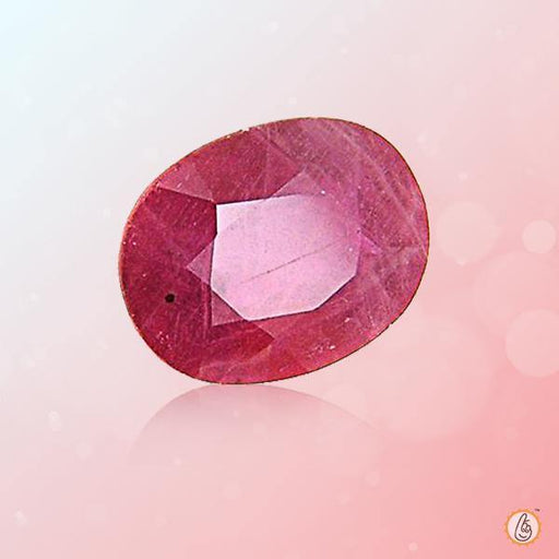 Ruby Manak blush-red-oval BTR120GSM - BrahmatellsStore