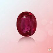 Ruby Manak cherry-red-oval BTR113GSM - BrahmatellsStore