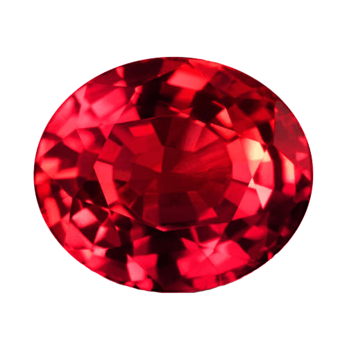 Ruby Manak oval-apple-red BTR125GSM - BrahmatellsStore