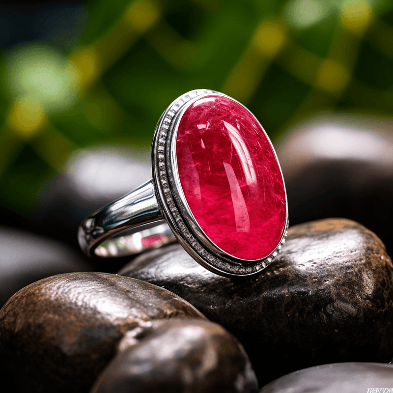 Ruby Manak Oval Natural Ring - Embrace the Sun's Energy | Brahmatells - BrahmatellsStore