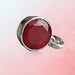 Ruby Manak Round Maroon-Red Pendant - Symbol of Success | Brahmatells - BrahmatellsStore