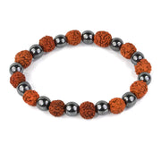 Rudraksha & Crystal Healing Bracelet | Brahmatells - BrahmatellsStore