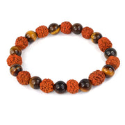 Rudraksha & Crystal Healing Bracelet | Brahmatells - BrahmatellsStore