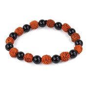 Rudraksha & Crystal Healing Bracelet | Brahmatells - BrahmatellsStore