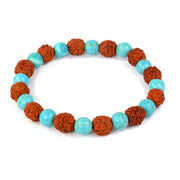 Rudraksha & Crystal Healing Bracelet | Brahmatells - BrahmatellsStore