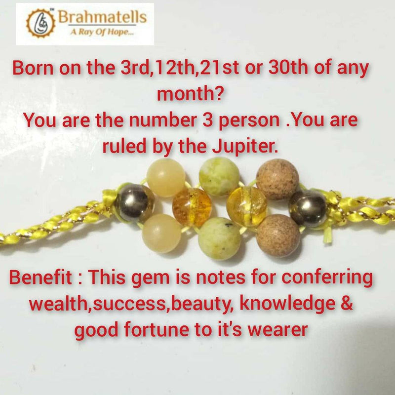 Ruling Number 3 Numerology Band - BrahmatellsStore