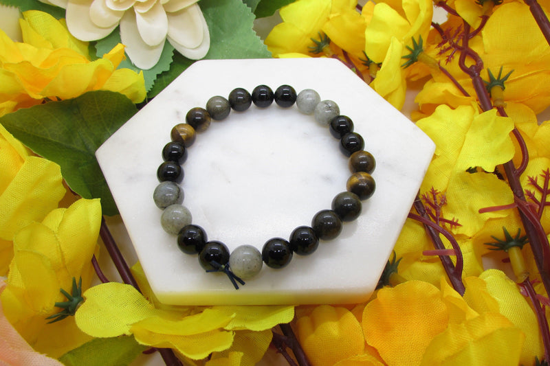 Ruling Number 4 Rahu-Inspired Bracelet - Stability & Fortune | Brahmatells - BrahmatellsStore