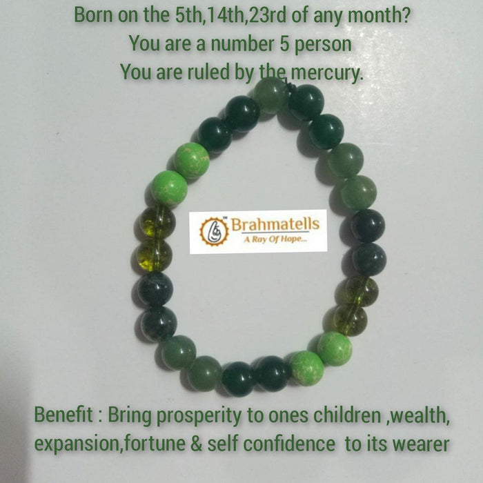 Ruling Number 5 Mercury-Inspired Bracelet - Prosperity & Confidence | Brahmatells - BrahmatellsStore