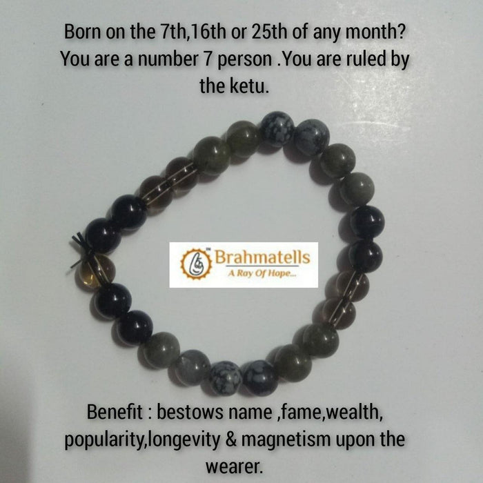 Ruling Number 7 Ketu-Inspired Bracelet - Spiritual Depth & Fame | Brahmatells - BrahmatellsStore