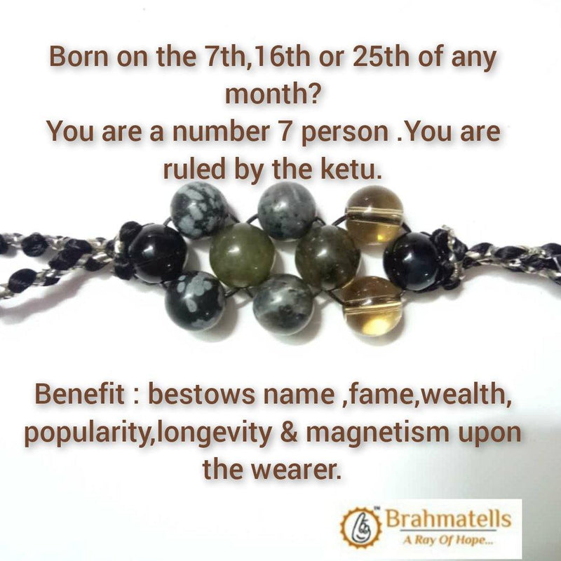 Ruling Number 7 Numerology Band - BrahmatellsStore