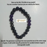 Ruling Number 8 Saturn-Influenced Bracelet - Power & Prosperity | Brahmatells - BrahmatellsStore