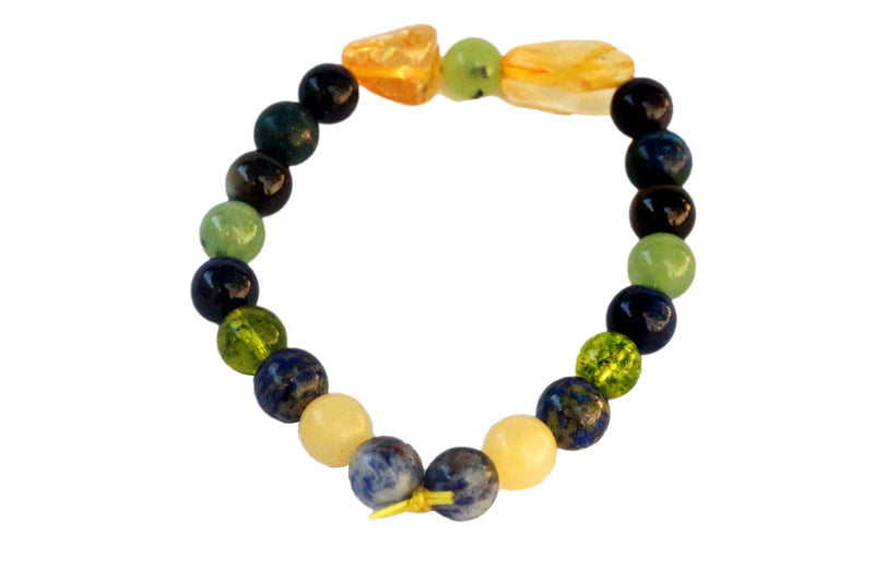 Sagittarius Zodiac Citrine Bracelet - Adventure & Optimism - Brahmatells - BrahmatellsStore