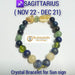 Sagittarius Zodiac Citrine Bracelet - Adventure & Optimism - Brahmatells - BrahmatellsStore