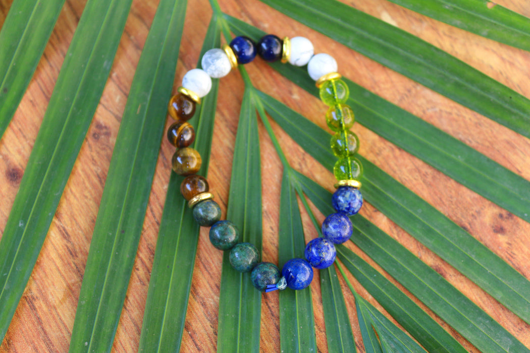 Sapphire Crystal Bracelet for September - Autumn's Elegance - Brahmatells - BrahmatellsStore