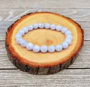 Serenity Blue Lace Agate Bracelet | Brahmatells - BrahmatellsStore