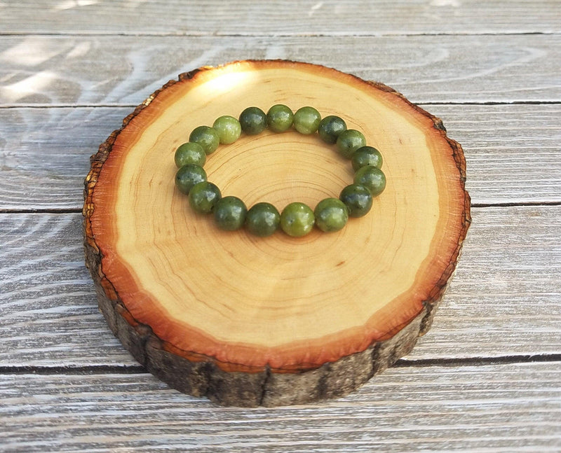 Serpentine Bracelet - Spiritual Bracelet, Healing Bracelet, Gemstone Bracelet - BrahmatellsStore
