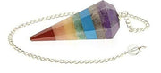 Seven Chakra Cone Pendulum for Dowsing & Meditation | Brahmatells - BrahmatellsStore