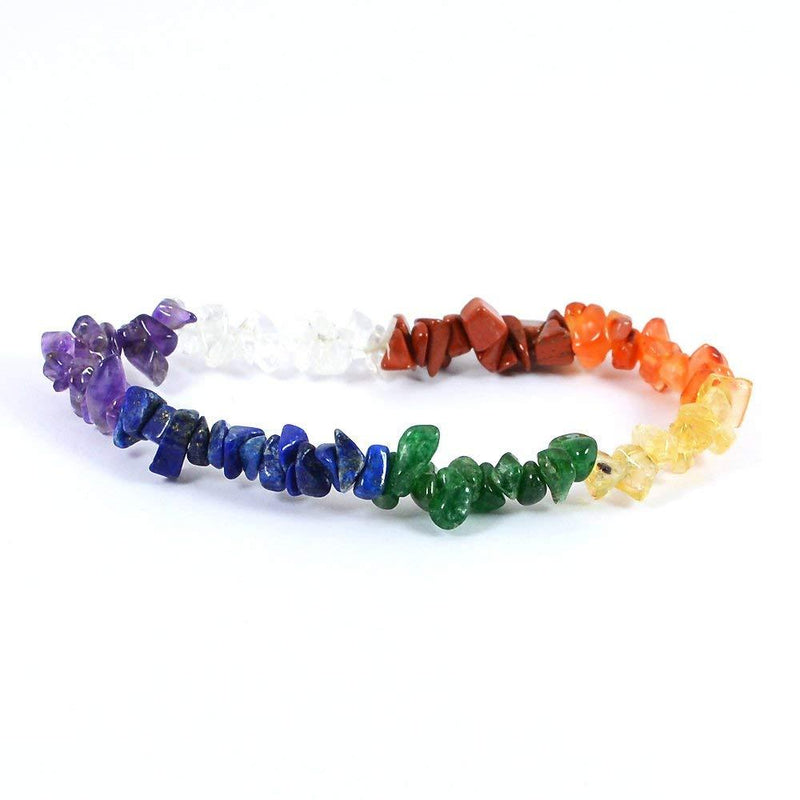 Seven Chakra Healing Chip Bracelet | Brahmatells - BrahmatellsStore
