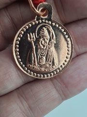 Shri Mahamrityunjay Yantra Pendant In Pure Copper For Men & Women (6 Grams Approx) - BrahmatellsStore