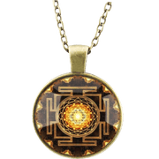 Shri Yantra Brass Pendant - BrahmatellsStore
