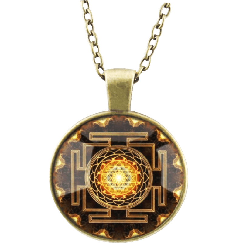 Shri Yantra Brass Pendant - BrahmatellsStore