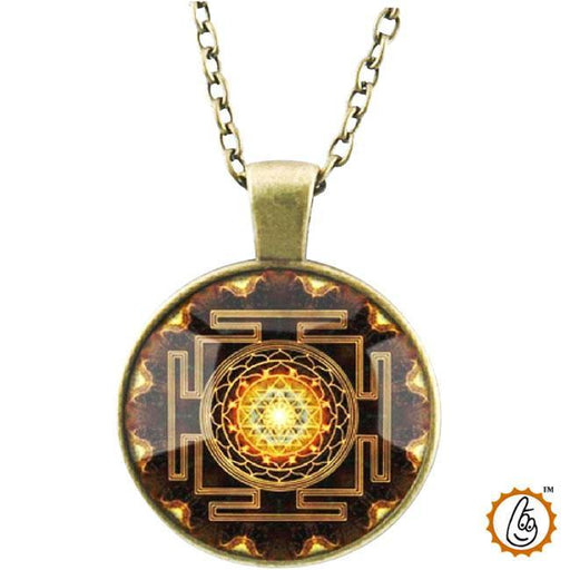 Shri Yantra Brass Pendant - BrahmatellsStore