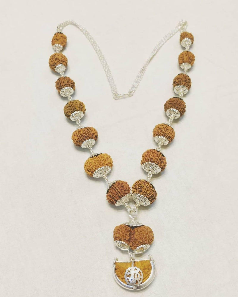 Siddha Mala with 1-14 Mukhi, Ganesh & Gaurishankar Rudraksha - Unique Vedic Accessory | Brahmatells - BrahmatellsStore