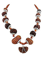 Siddha Mala with 1-14 Mukhi, Ganesh & Gaurishankar Rudraksha - Unique Vedic Accessory | Brahmatells - BrahmatellsStore