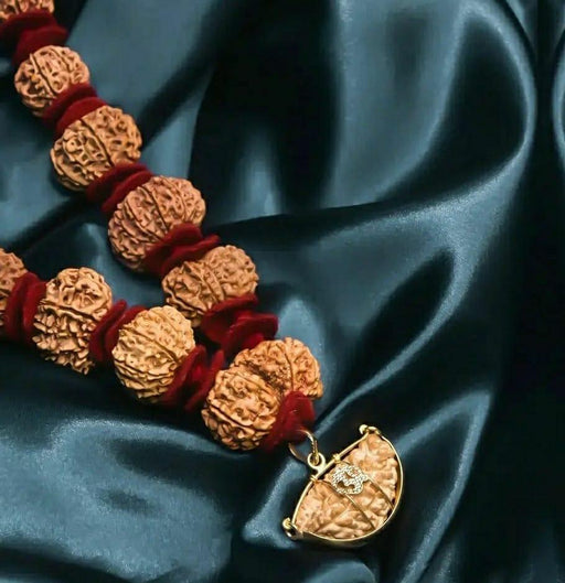 Siddha Mala with Collector Nepal Rudraksha Beads - Unique Spiritual Accessory | Brahmatells - BrahmatellsStore