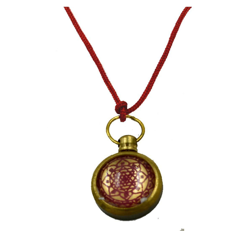 Siddha Shree Astadhatu Brass Yantra Locket for Pooja, Health, Wealth, Prosperity and Success - BrahmatellsStore