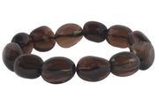 Smoky Quartz Tumble Bracelet for Grounding & Balance | Brahmatells - BrahmatellsStore