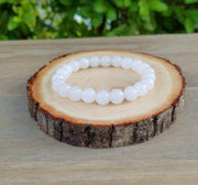 Snow Quartz Bracelet: Serenity and Balance | Brahmatells - BrahmatellsStore