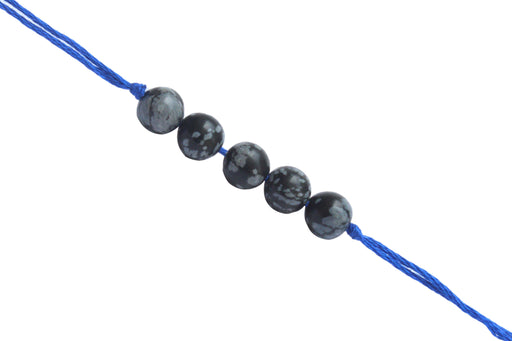 Snowflake Obsidian Balance Band | Brahmatells - BrahmatellsStore