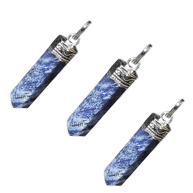 Sodalite Pendant Natural Healing Stone - BrahmatellsStore