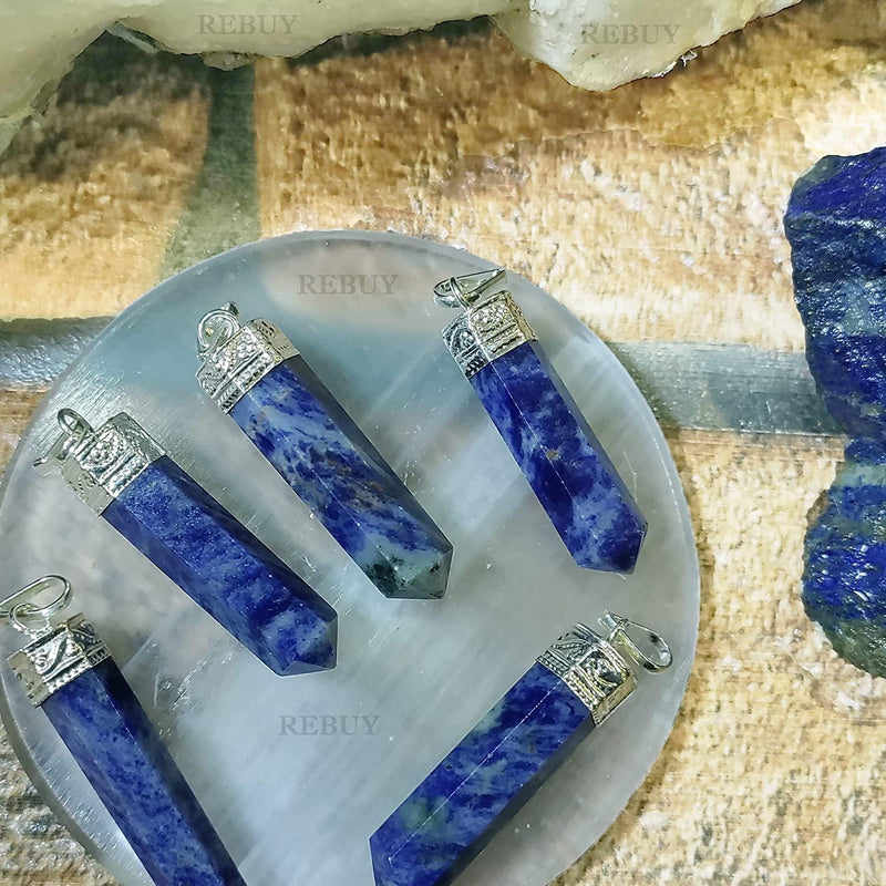 Sodalite Pendant Natural Healing Stone - BrahmatellsStore