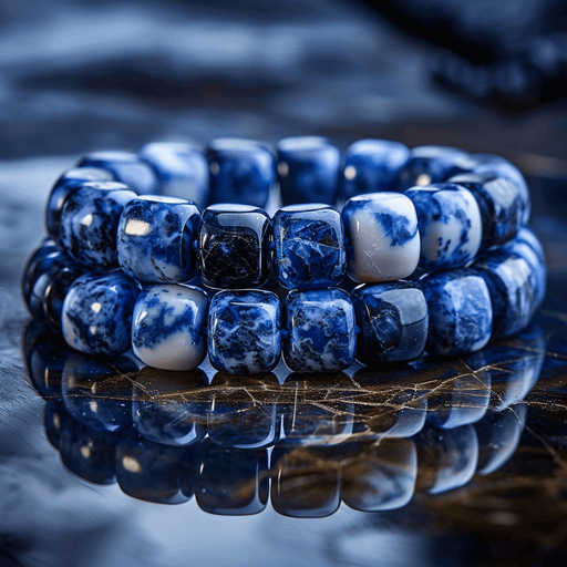 Sodalite Rectangle Bracelet: Embrace Clarity & Calm | Brahmatells - BrahmatellsStore