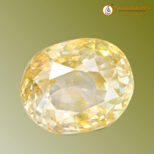 Sri Lanka Ceylon Premium Yellow Sapphire 'Pukhraj' | Brahmatells - BrahmatellsStore