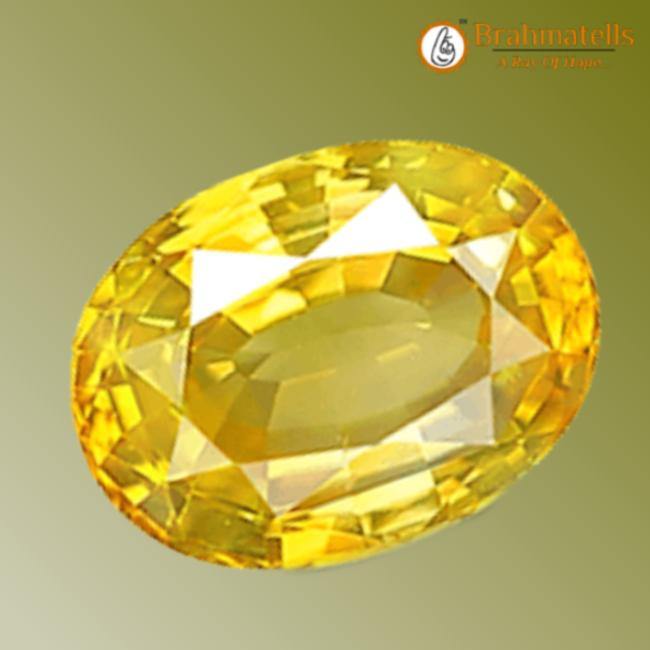 Sri Lanka Yellow Sapphire 'Pukhraj' - Jupiter's Gem | Brahmatells - BrahmatellsStore