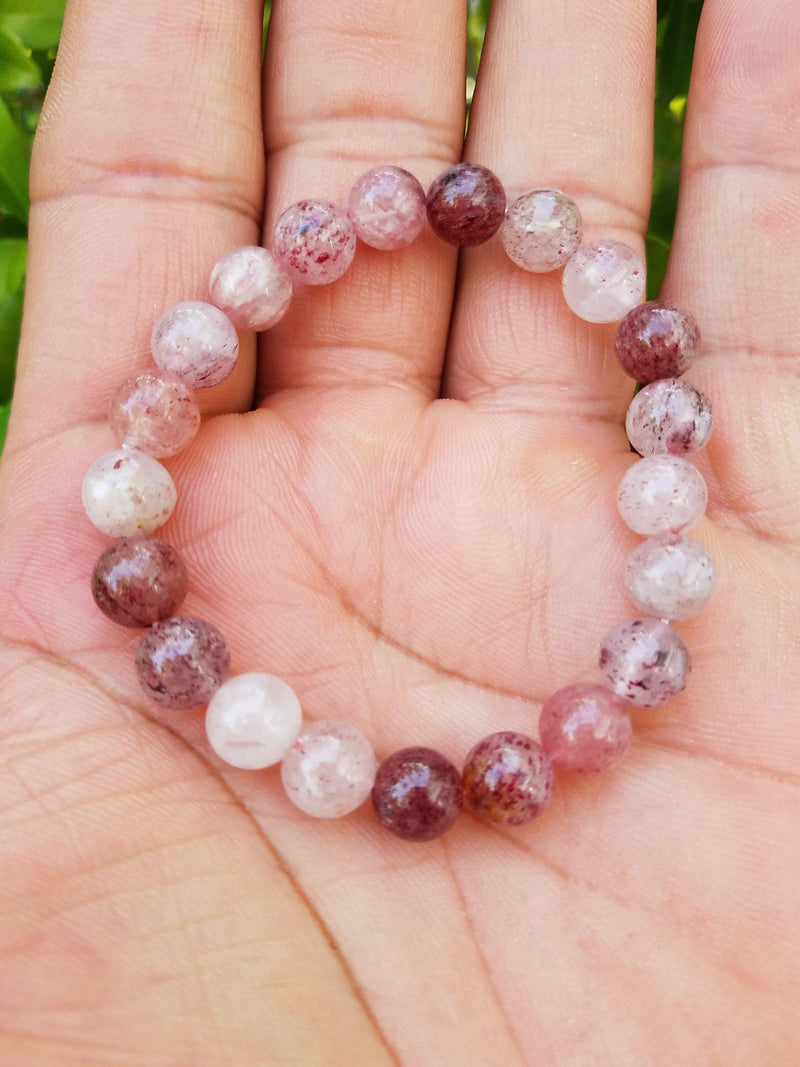 Strawberry Quartz Bracelet - BrahmatellsStore