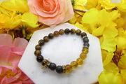 Success bracelet: Citrine, Pyrite and Tiger Eye - BrahmatellsStore