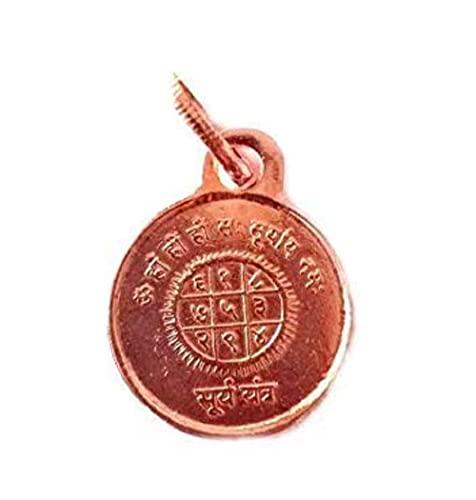 Suriya Yantra Pendant with Photo for Men and Women - BrahmatellsStore