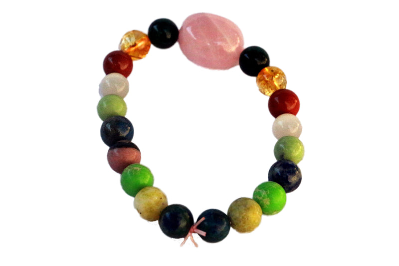 Taurus Zodiac Rose Quartz Bracelet - Venusian Love & Harmony - Brahmatells - BrahmatellsStore